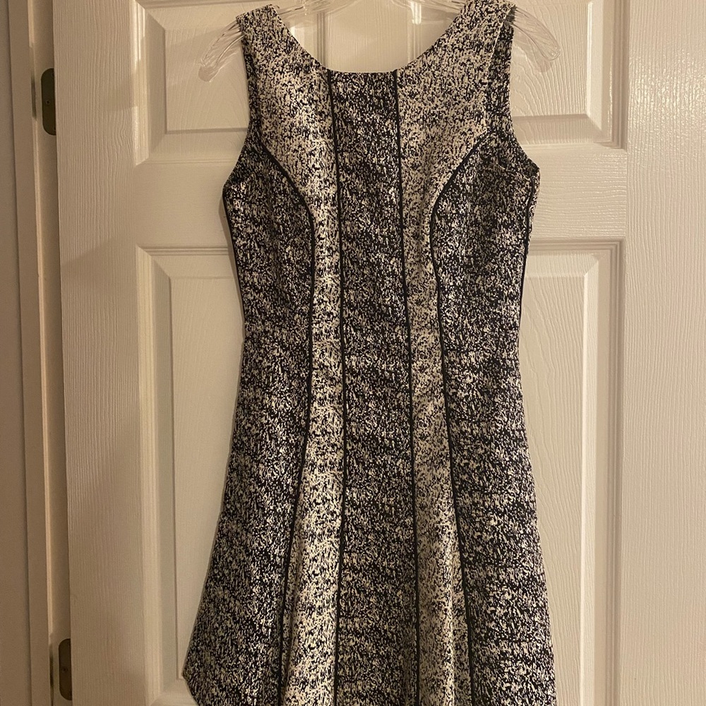 Black And White Sleeveless Black Dress From h&m